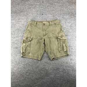 Red Camel Cargo Shorts Mens 33 Green Classic Pockets Outdoor Casual Utility
